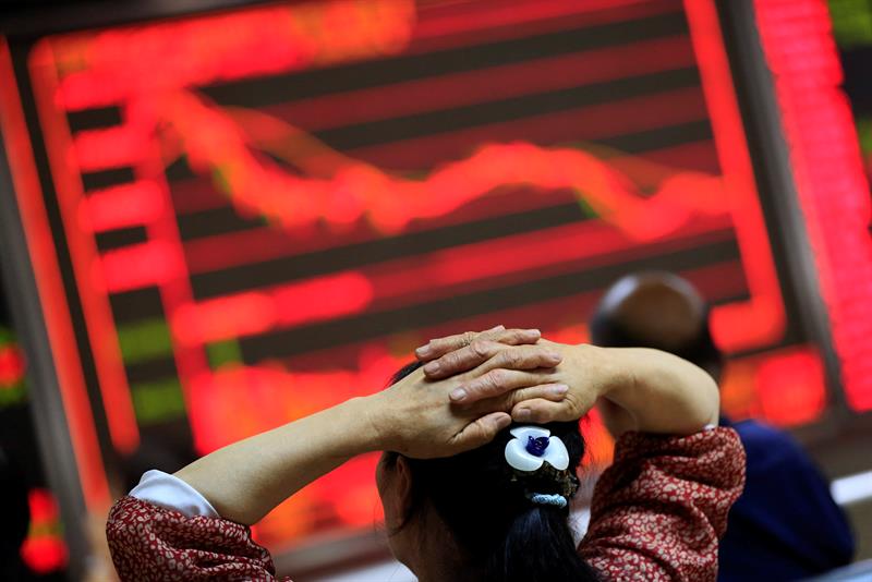  De Shanghai Stock Exchange wordt rood en verliest 0,44%