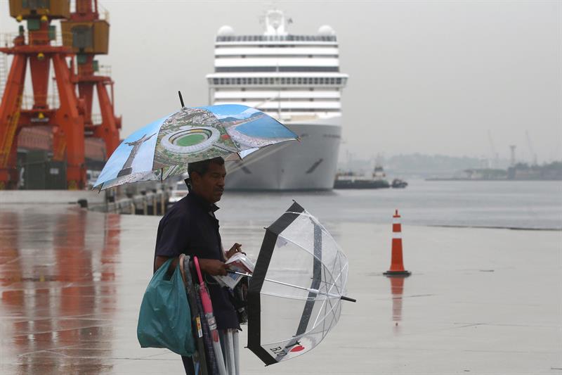  Rio ontvangt met samba de eerste toeristen in het nieuwe cruiseseizoen