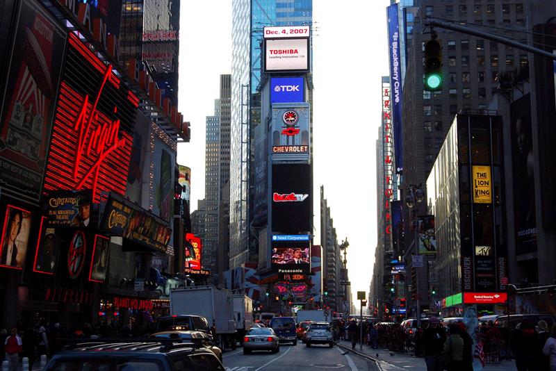  Toshiba zal het Times Square-logo in New York verwijderen om te worden afgesneden